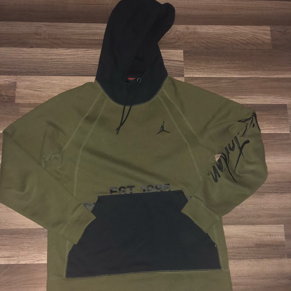 Men’s Jordan Olive Green Hoodie